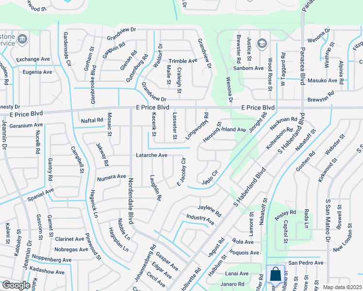 map of restaurants, bars, coffee shops, grocery stores, and more near 2339 Longworthy Road in North Port