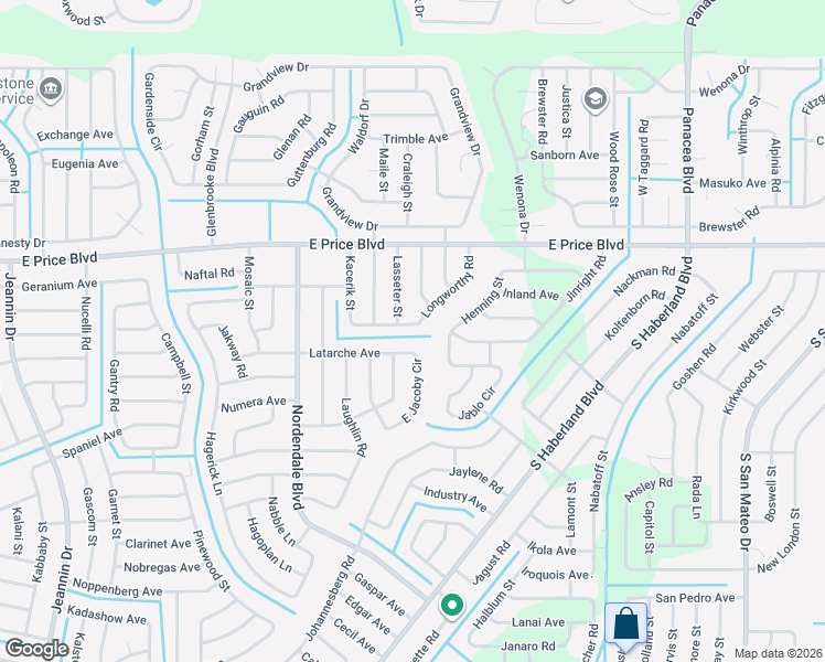 map of restaurants, bars, coffee shops, grocery stores, and more near 2339 Longworthy Road in North Port