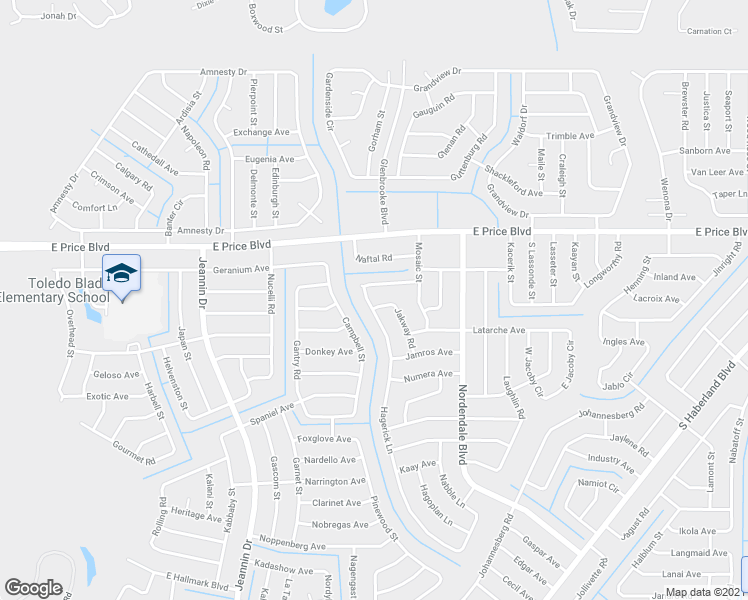 map of restaurants, bars, coffee shops, grocery stores, and more near 1482 Hagerick Lane in North Port