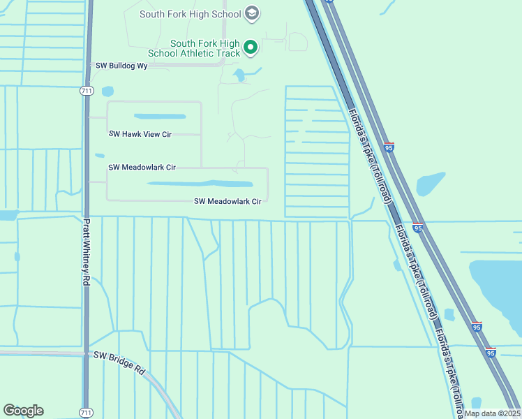 map of restaurants, bars, coffee shops, grocery stores, and more near 11465 Southwest Meadowlark Circle in Stuart