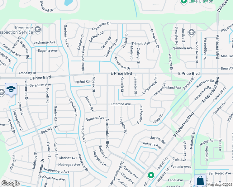 map of restaurants, bars, coffee shops, grocery stores, and more near 1358 La Suiza Street in North Port