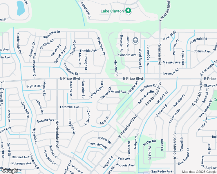 map of restaurants, bars, coffee shops, grocery stores, and more near 1187 Henning Street in North Port