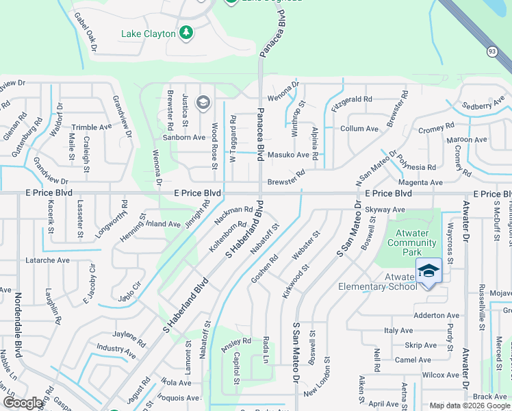 map of restaurants, bars, coffee shops, grocery stores, and more near 2967 East Price Boulevard in North Port