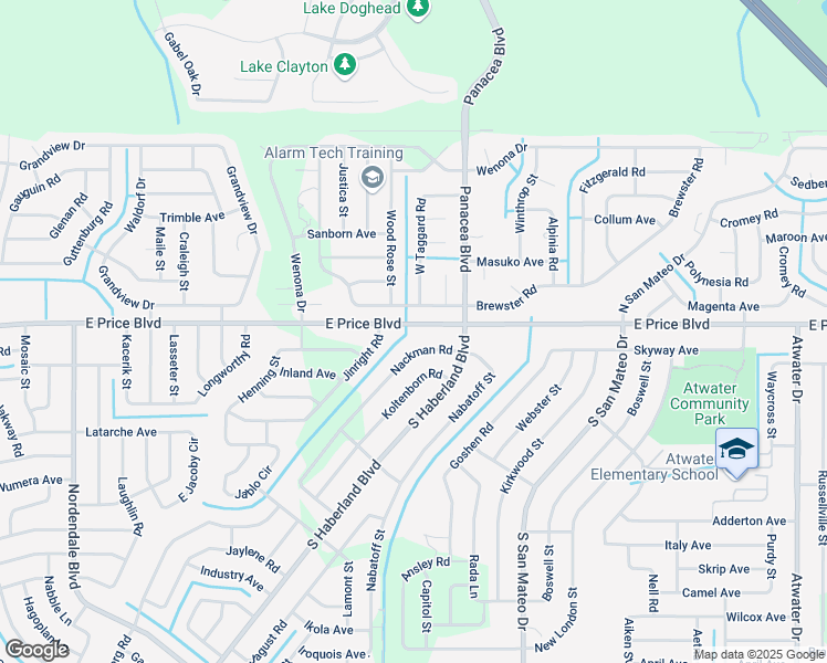 map of restaurants, bars, coffee shops, grocery stores, and more near 2869 East Price Boulevard in North Port