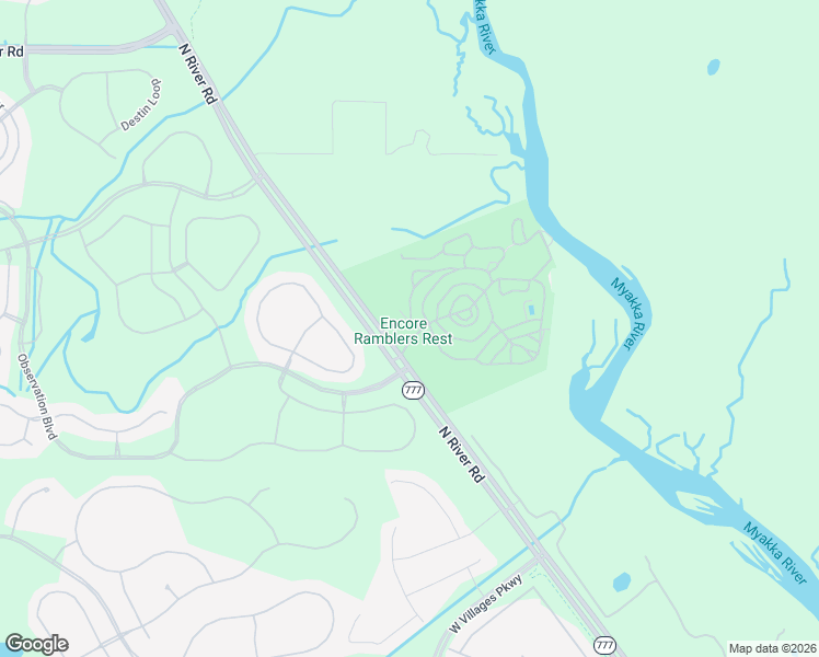 map of restaurants, bars, coffee shops, grocery stores, and more near Possum Hollow in Venice