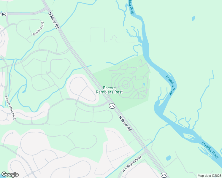 map of restaurants, bars, coffee shops, grocery stores, and more near Possum Hollow in Venice