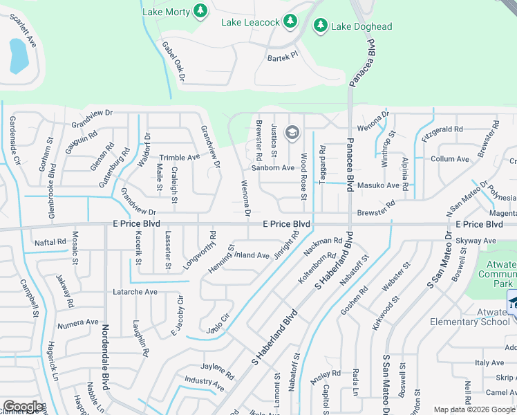 map of restaurants, bars, coffee shops, grocery stores, and more near 2135 Wenona Drive in North Port