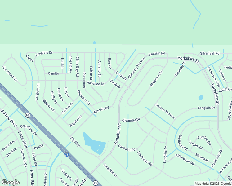 map of restaurants, bars, coffee shops, grocery stores, and more near in North Port