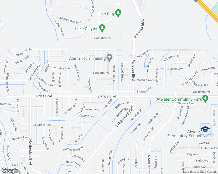 map of restaurants, bars, coffee shops, grocery stores, and more near 2657 Taper Lane in North Port