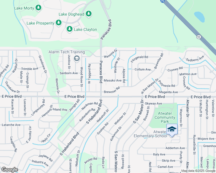 map of restaurants, bars, coffee shops, grocery stores, and more near 1230 Foliage Court in North Port