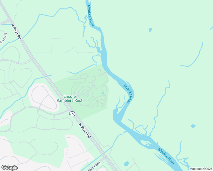 map of restaurants, bars, coffee shops, grocery stores, and more near Rabbit Run in Venice