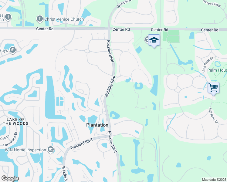 map of restaurants, bars, coffee shops, grocery stores, and more near 201 Celtic Drive in Venice