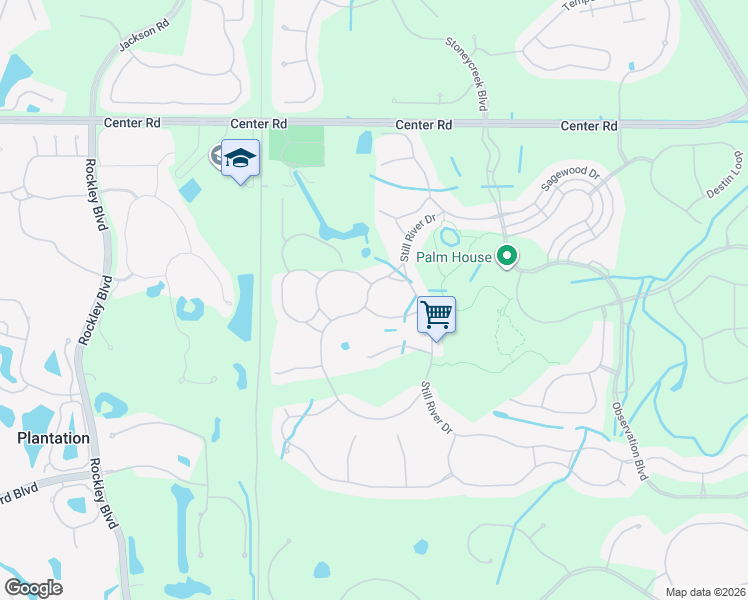 map of restaurants, bars, coffee shops, grocery stores, and more near 12165 Stuart Drive in Venice