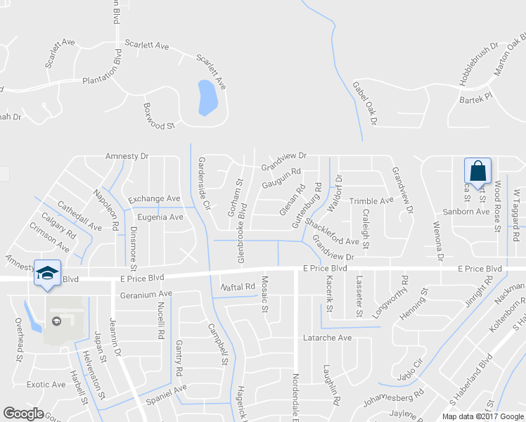 map of restaurants, bars, coffee shops, grocery stores, and more near 1375 Glenan Road in North Port