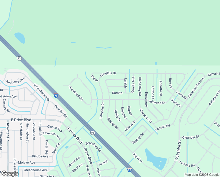 map of restaurants, bars, coffee shops, grocery stores, and more near in North Port