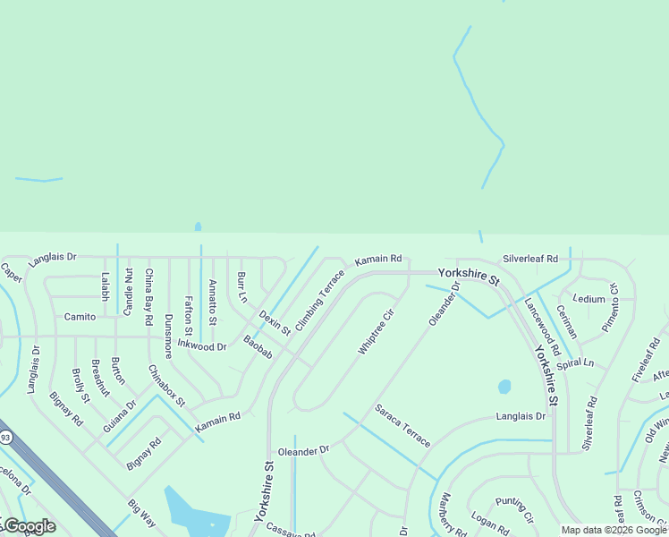 map of restaurants, bars, coffee shops, grocery stores, and more near Climbing Terrace in North Port