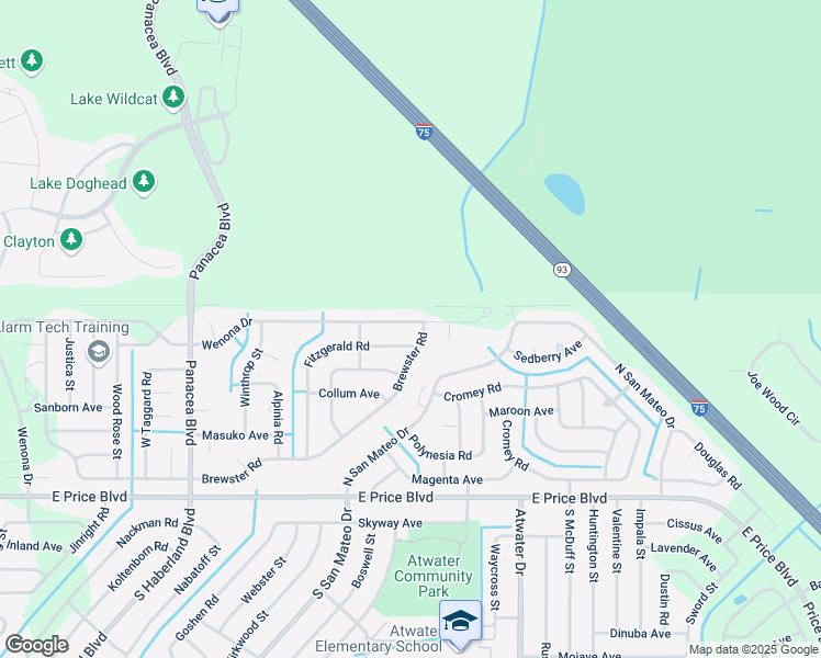 map of restaurants, bars, coffee shops, grocery stores, and more near 3767 Wenona Drive in North Port