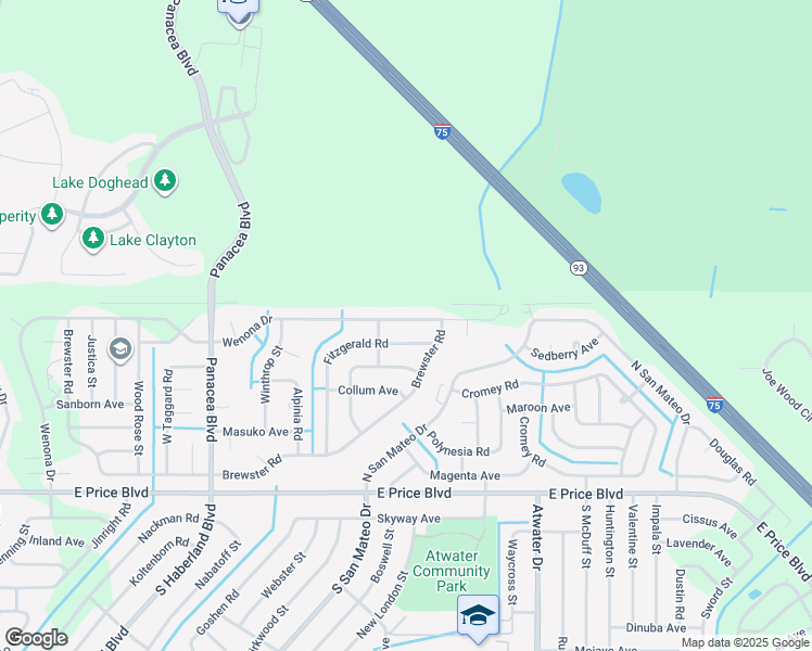 map of restaurants, bars, coffee shops, grocery stores, and more near 3687 Wenona Drive in North Port
