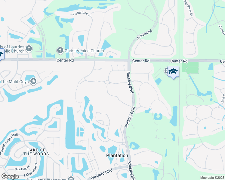 map of restaurants, bars, coffee shops, grocery stores, and more near 818 Montrose Drive in Venice