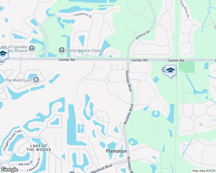 map of restaurants, bars, coffee shops, grocery stores, and more near 818 Montrose Drive in Venice