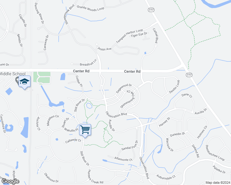 map of restaurants, bars, coffee shops, grocery stores, and more near 12522 Sagewood Drive in Venice