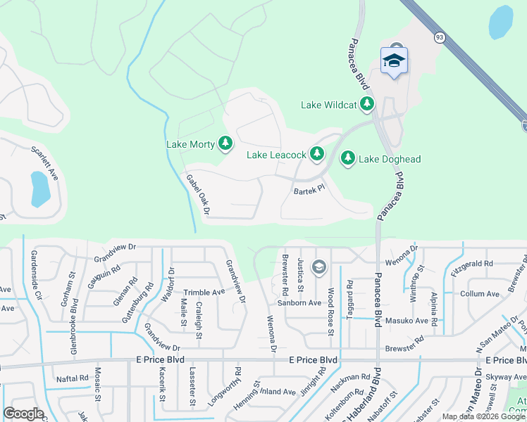 map of restaurants, bars, coffee shops, grocery stores, and more near 2493 Hobblebrush Drive in North Port