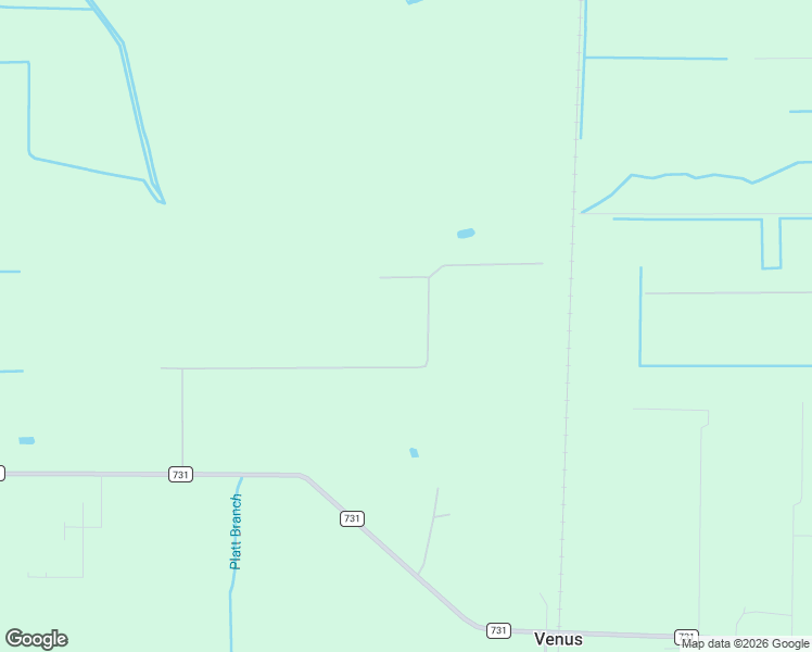 map of restaurants, bars, coffee shops, grocery stores, and more near 1013 Cattle Ranch Road in Venus