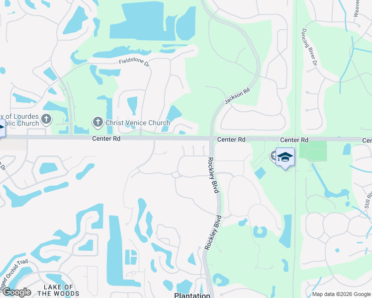 map of restaurants, bars, coffee shops, grocery stores, and more near 904 Bramley Court in Venice