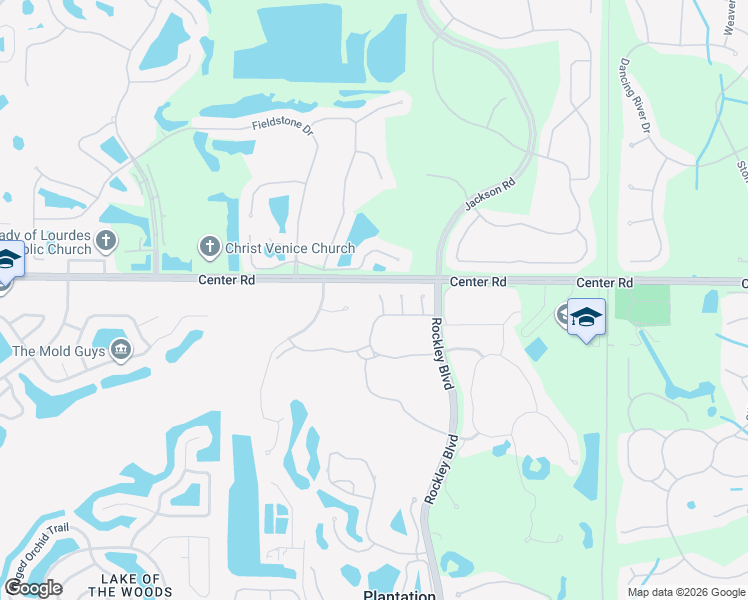 map of restaurants, bars, coffee shops, grocery stores, and more near 904 Bramley Court in Venice