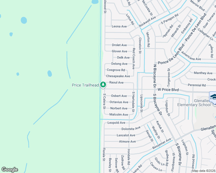 map of restaurants, bars, coffee shops, grocery stores, and more near 1045 South Calera Street in North Port