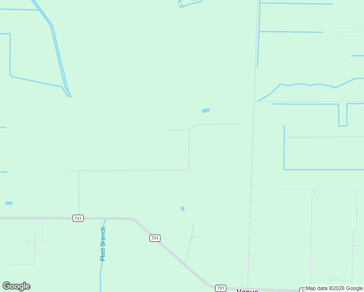 map of restaurants, bars, coffee shops, grocery stores, and more near 1013 Cattle Ranch Road in Venus