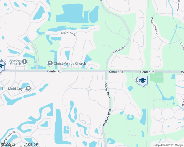 map of restaurants, bars, coffee shops, grocery stores, and more near 904 Bramley Court in Venice