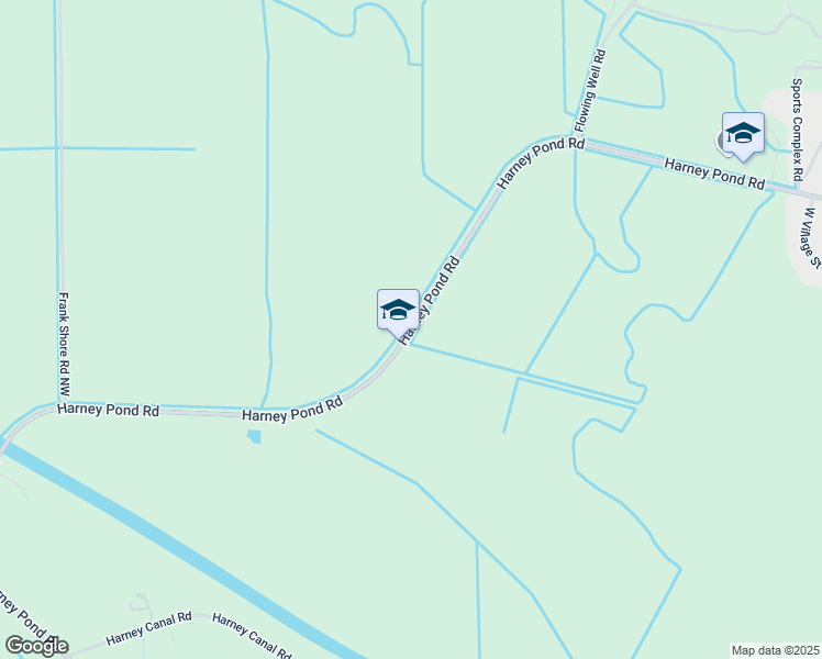 map of restaurants, bars, coffee shops, grocery stores, and more near Harney Pond Road in Glades County