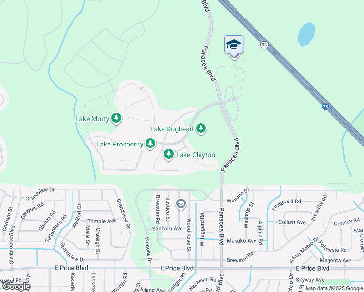 map of restaurants, bars, coffee shops, grocery stores, and more near 2487 Bartek Place in North Port