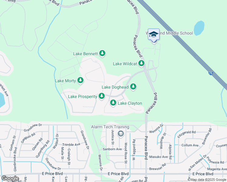 map of restaurants, bars, coffee shops, grocery stores, and more near 2558 Hobblebrush Drive in North Port