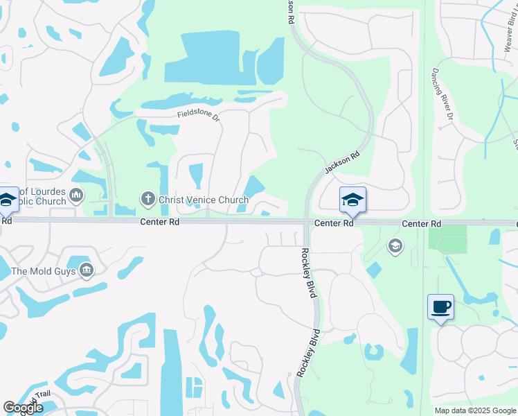 map of restaurants, bars, coffee shops, grocery stores, and more near 311 Wild Pine Way in Venice