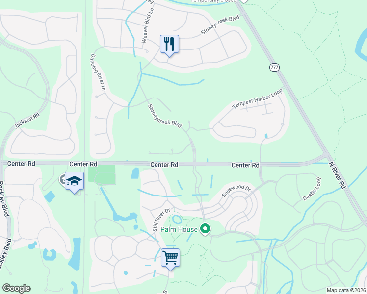 map of restaurants, bars, coffee shops, grocery stores, and more near 11808 Breadfruit Lane in Venice