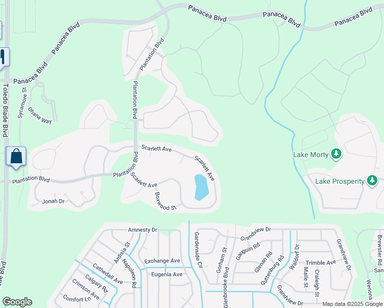 map of restaurants, bars, coffee shops, grocery stores, and more near 1759 Scarlett Avenue in North Port