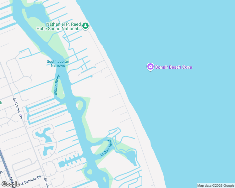 map of restaurants, bars, coffee shops, grocery stores, and more near 114 Milkway Avenue in Hobe Sound