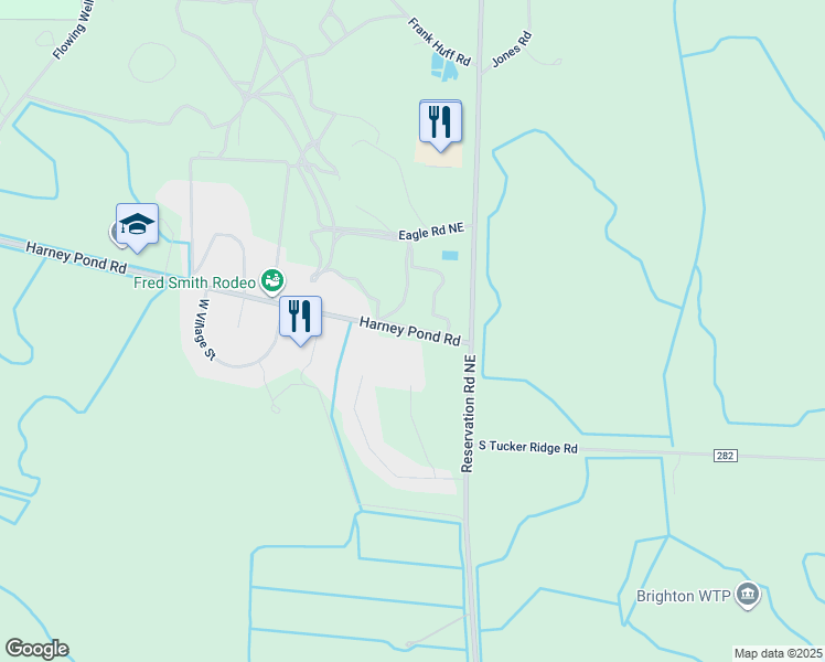 map of restaurants, bars, coffee shops, grocery stores, and more near 650 Harney Pond Road in Okeechobee