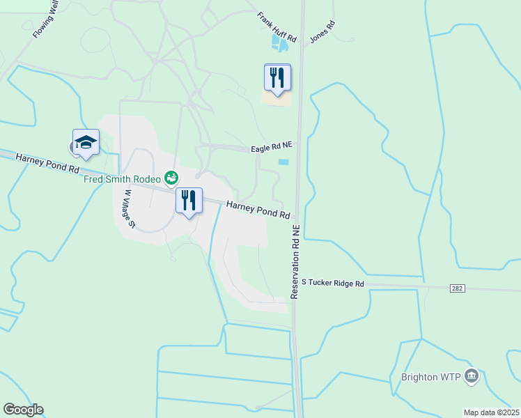 map of restaurants, bars, coffee shops, grocery stores, and more near Harney Pond Road in Glades County