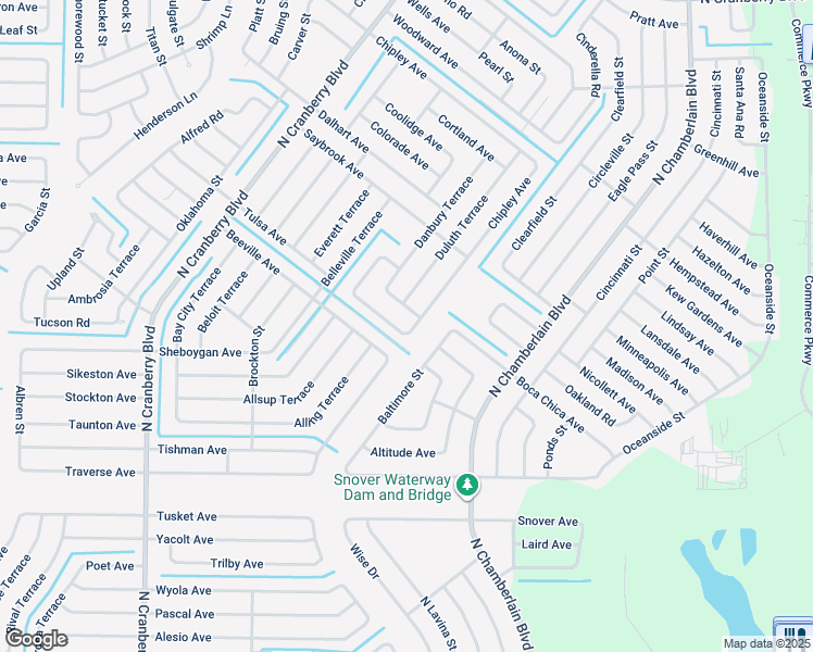map of restaurants, bars, coffee shops, grocery stores, and more near 2235 Hereford Avenue in North Port