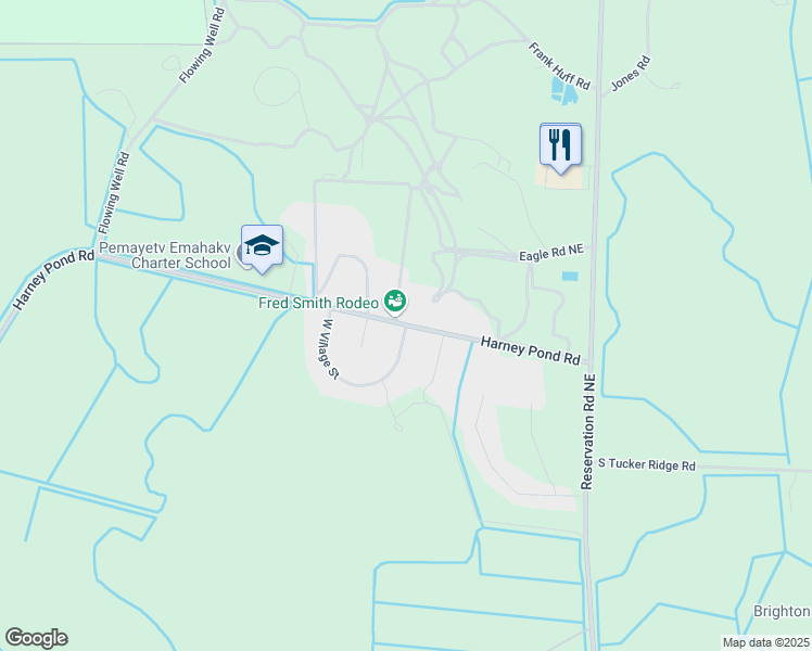 map of restaurants, bars, coffee shops, grocery stores, and more near 650 Harney Pond Road in Okeechobee