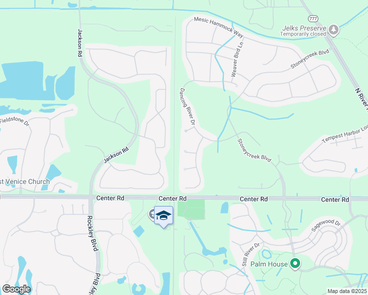 map of restaurants, bars, coffee shops, grocery stores, and more near 11458 Saffron Court in Venice