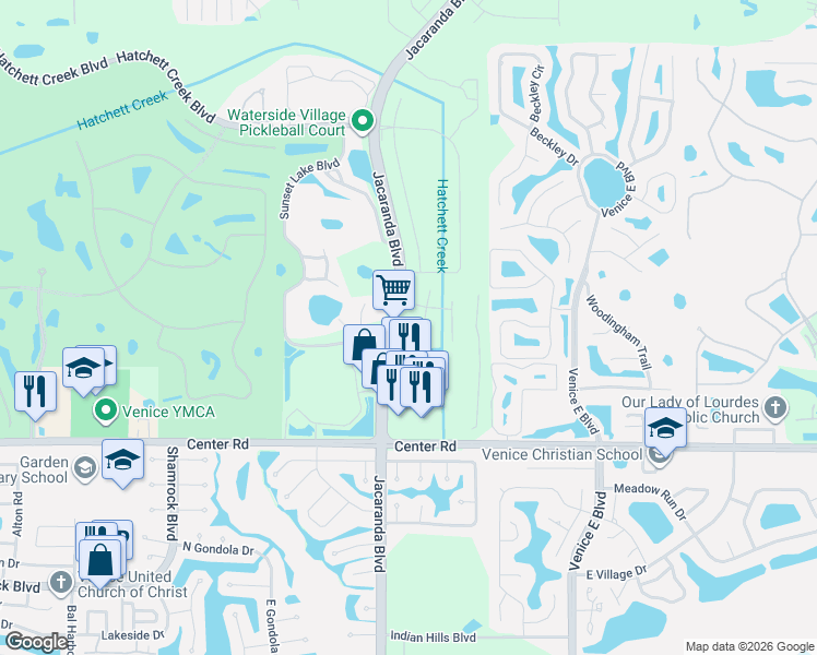 map of restaurants, bars, coffee shops, grocery stores, and more near in Sarasota