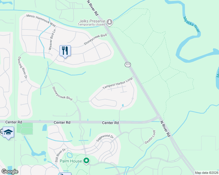 map of restaurants, bars, coffee shops, grocery stores, and more near 20701 Mountain Whistler Avenue in Venice