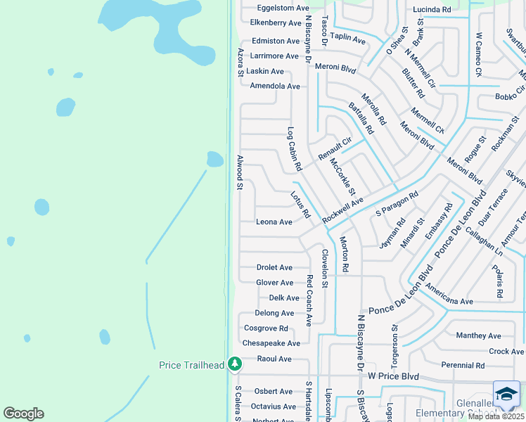 map of restaurants, bars, coffee shops, grocery stores, and more near 8377 Mambo Avenue in North Port