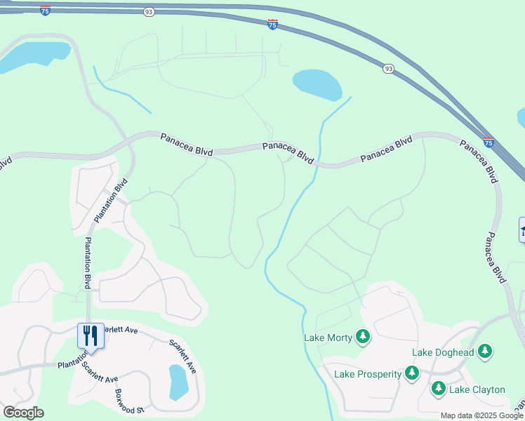 map of restaurants, bars, coffee shops, grocery stores, and more near 2507 Brassica Drive in North Port