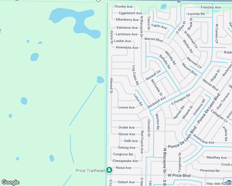 map of restaurants, bars, coffee shops, grocery stores, and more near 3361 Alwood Street in North Port