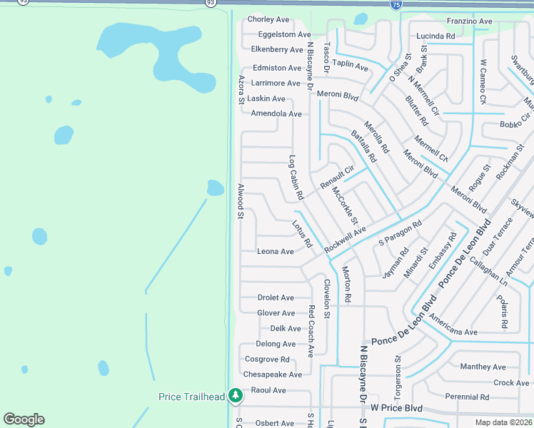 map of restaurants, bars, coffee shops, grocery stores, and more near 3339 Lotus Road in North Port